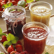 Marmeladen und Gelees